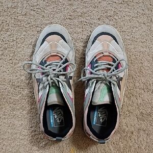 Vans Women's Sneakers in Pink, Green, and Black 10.5 Men's 9